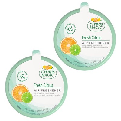 Citrus Magic 2-Pack Solid Air Freshener, 8-Ounce, 8 Ounce (Pack of 2) 