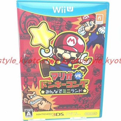 GEBRAUCHTE Wii U Mario Vs. Donkey Kong Jeder Im Mini Land 27742 JAPAN IMPORT