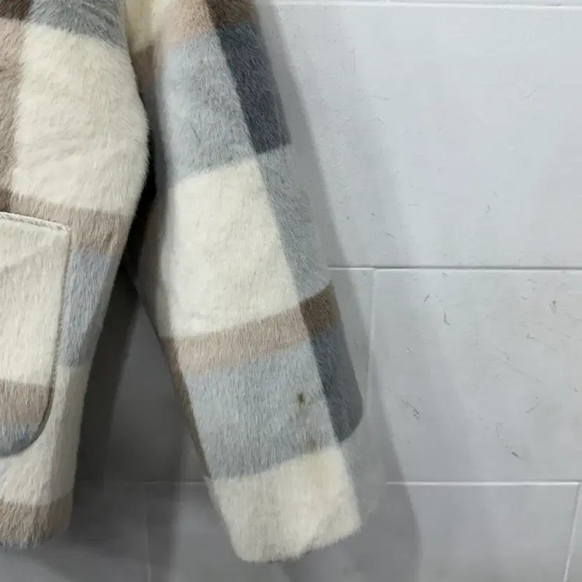 Twee Checked Pattern Short Jacket, Casual Lightwe… - image 1