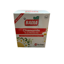 Badia Chamomile Tea 10 Tea Bags Caffeine Free Gluten Free Herbal Tea