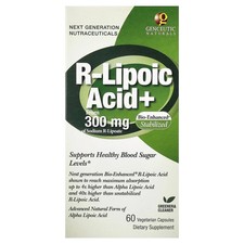 Genceutics R-Lipoic Acid , 60 Vegetarian Capsules