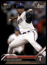2023 Topps NOW World Series Champions Texas Rangers #WS-12 JOSE LECLERC