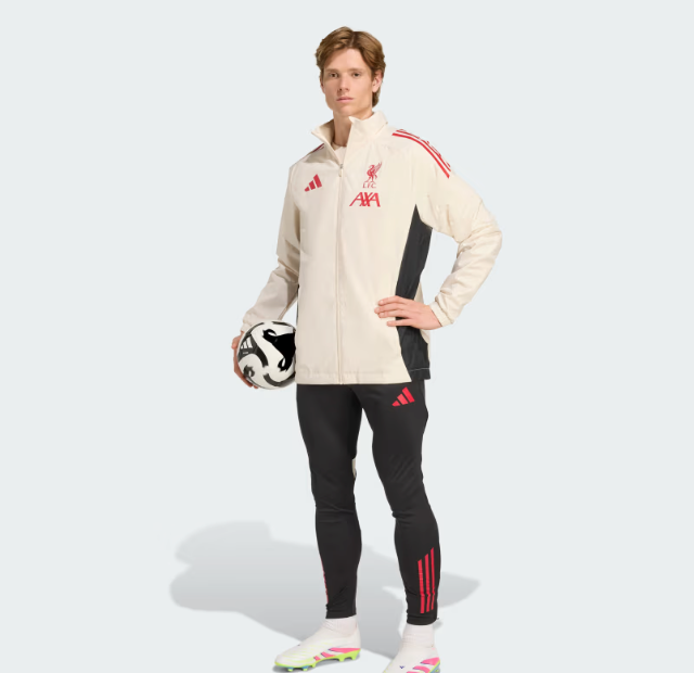 Adidas Liverpool FC Tiro 25 Competition jacket Wonder White JV6554