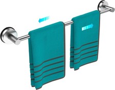 Towel Bar for Bathroom Wall,Adjustable 12 21 Inch Towel Racks for Bathroom Wall