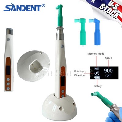 SANDENT Dental Cordless Hygiene Prophy Handpiece 360 Swivel With 2 Prophy Angles
