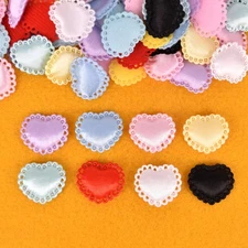 Felt Appliques, Multicolor Fabric Patches for Crafts, 100 Pieces Love Heart