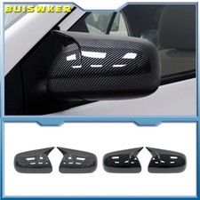Carbon Fiber Look / Gloss Black Side Mirror Cover Caps for Toyota Corolla