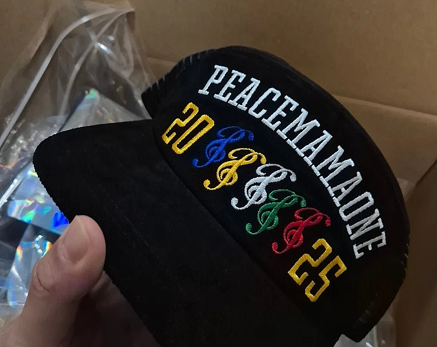 PEACEMINUSONE x 2025 MAMA Awards Peacemamaone Mesh Cap Hat Black