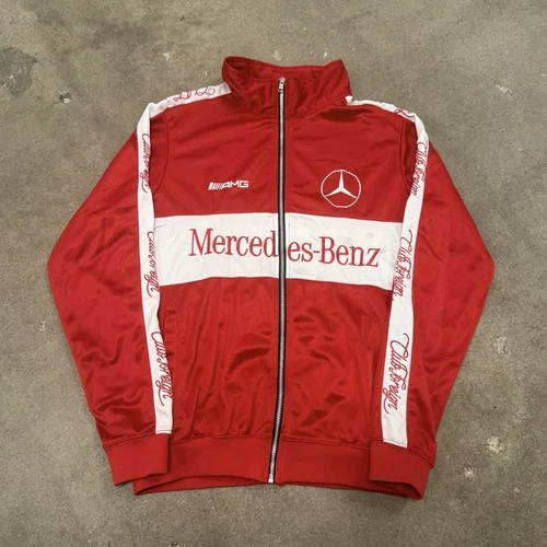 Mercedes Benz- AMG Mens Jacket Adult Medium Red Full Zip -Club Foreign video thumbnail