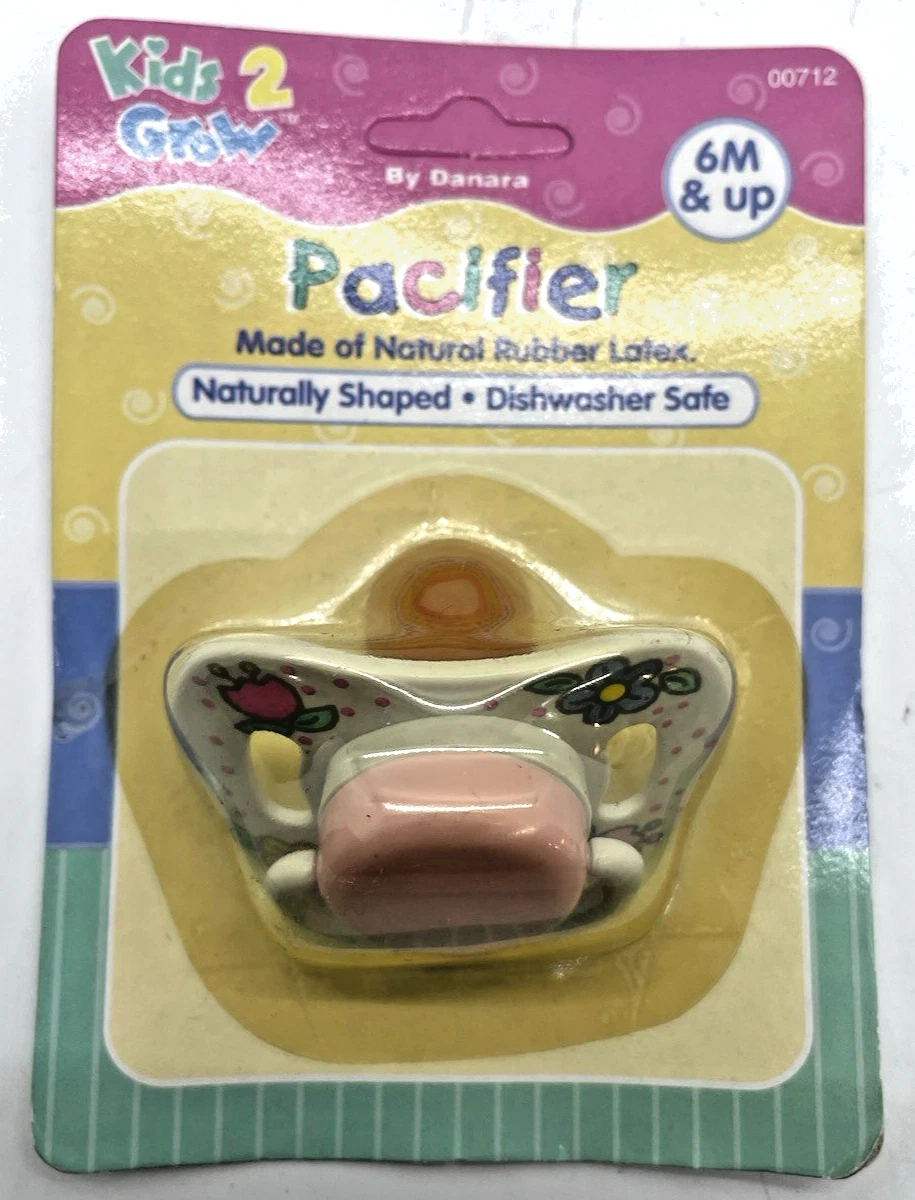 Pacifier Kids 2 Grow Latex Dishwasher Safe Naturally Shaped 6 Months and Up New
Opens in a new windo