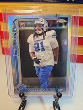 2025 Topps Chrome Football Tyleik Williams Refractor (RC) Detroit Lions No. 364