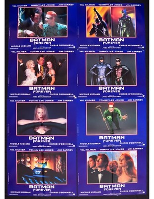 Fotobuste BATMAN FOREVER Val Kilmer Tommy Lee Jones Nicole Kidman Carrey F286