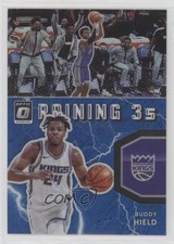 2021-22 Panini Donruss Optic Raining 3s Blue Prizm 4/49 Buddy Hield #7 14t3