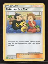 Pokemon Fan Club 022/034 Trading Card Game Classic