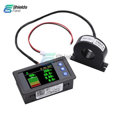 H56AH LCD Digital Hall-Coulomb Meter Voltage Current Power Meter Display 0-400A