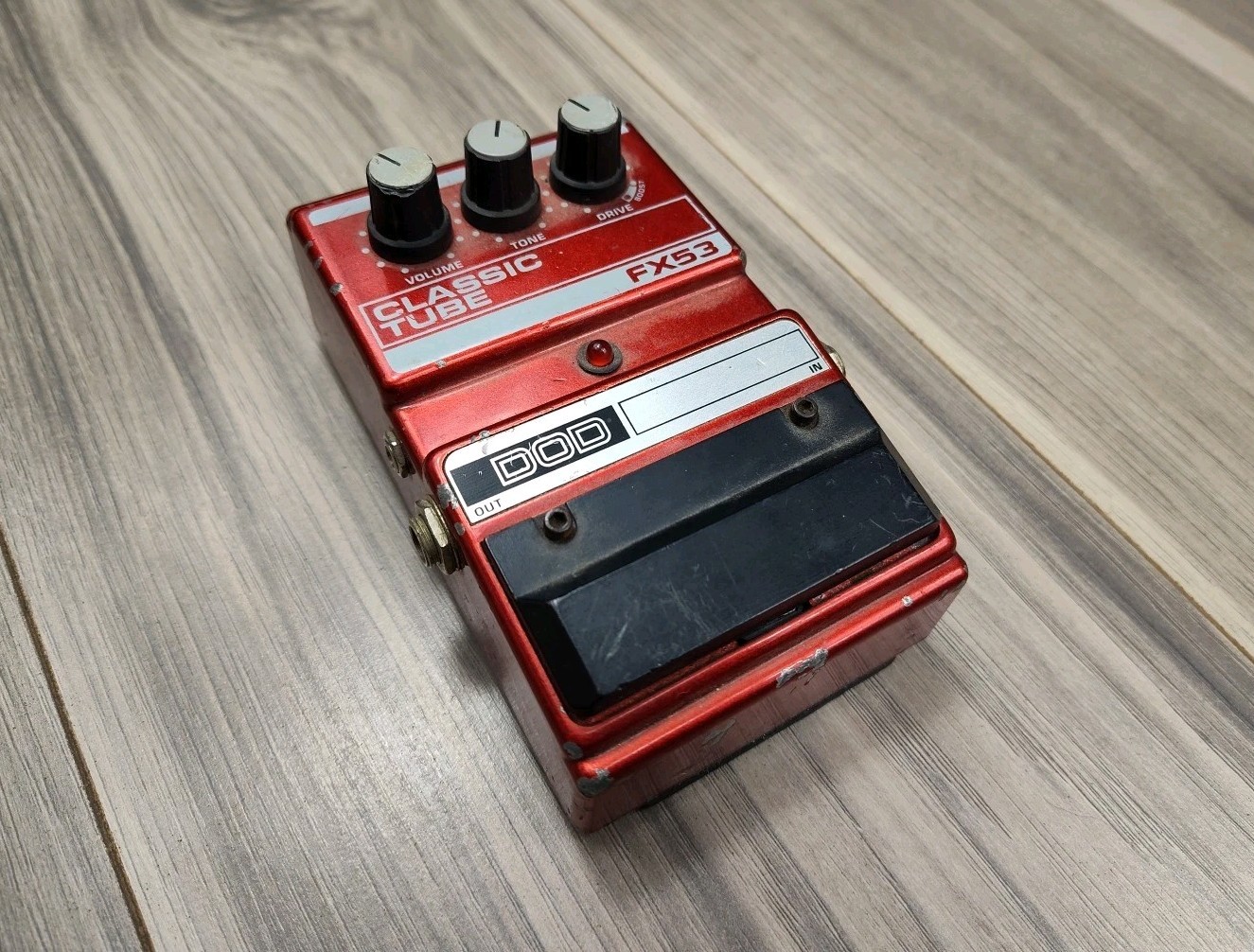 Vintage DOD FX53 Classic Tube Overdrive Guitar Effect Pedal USA