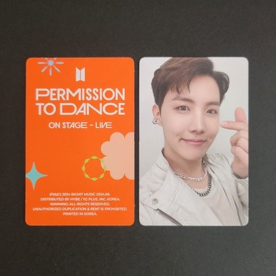 PTD LIVE DVD2種　フォトカード BTS [PERMISSION TO DANCE ON STAGE - LIVE] OFFICIAL ALBUM