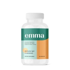 Emma Gut Health Capsules for Bloating Relief, Doctor Recommended, 60 Count
