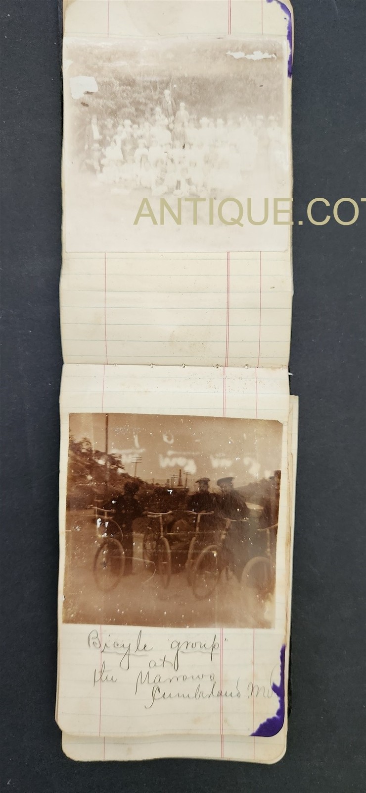 1898 antique PHOTOGRAPH ALBUM west virginia maryland