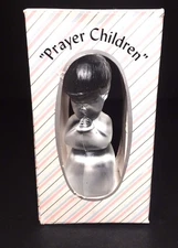 Fenton Satin Glass Praying Child - In Box