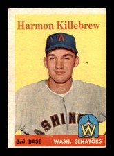 1958 Topps #288 Harmon Killebrew   VG X3306348