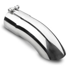 Universal Exhaust Tip For 4 Inlet 4 Outlet 12 Long Stainless Steel Turn Down Universal Exhaust Tip For 4 Inlet 4 Outlet 12 Long Stainless Steel Turn Down