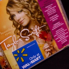 Taylor Swift Beautiful Eyes Walmart CD+DVD Limited Edition 2008 SEALED NEW