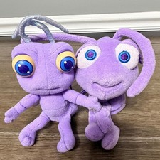Disney Pixar A Bugs Life Princess Dot and Princess Atta Plush Set