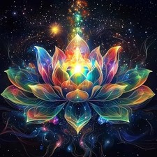 Flower Diamond Art Kits for Adults,Diamond Painting Kits,5D Full Drill Mandala