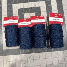 Navy Twine 100 Feet Perfect For Crafting And Gift Wrap Lot Of 4