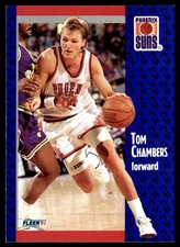 1991-92 Fleer Tom Chambers Phoenix Suns #158
