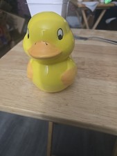 This Is A Sweet Yellow Ceramic Duck Toothbrush Holder