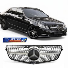 Diamant Kühlergrill für Mercedes E-Klasse W212 2009-2013 Chrom Stern