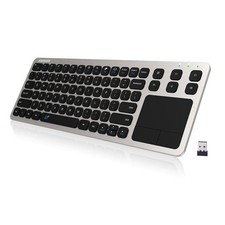 2.4G Wireless Touch TV Keyboard with Easy Media Control and Built-in Touchpad...