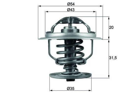 Thermostat d'eau 87°C résout la surchauffe moteur sur les véhicules AUDI