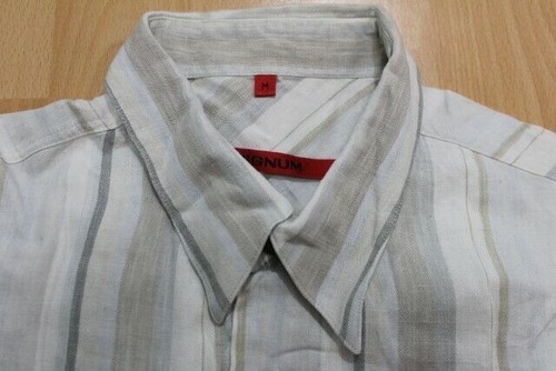U827 Signum Chemise M Multicolore Rayé Très Bien - Photo 1/1