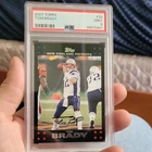 graded sports card psa 9 2007 topps tom brady #28 new england patriots
