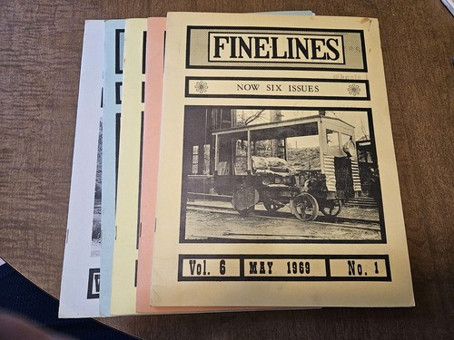 Finelines Vol 6 No 1-6 1969/1970 (6 Total)(Used)