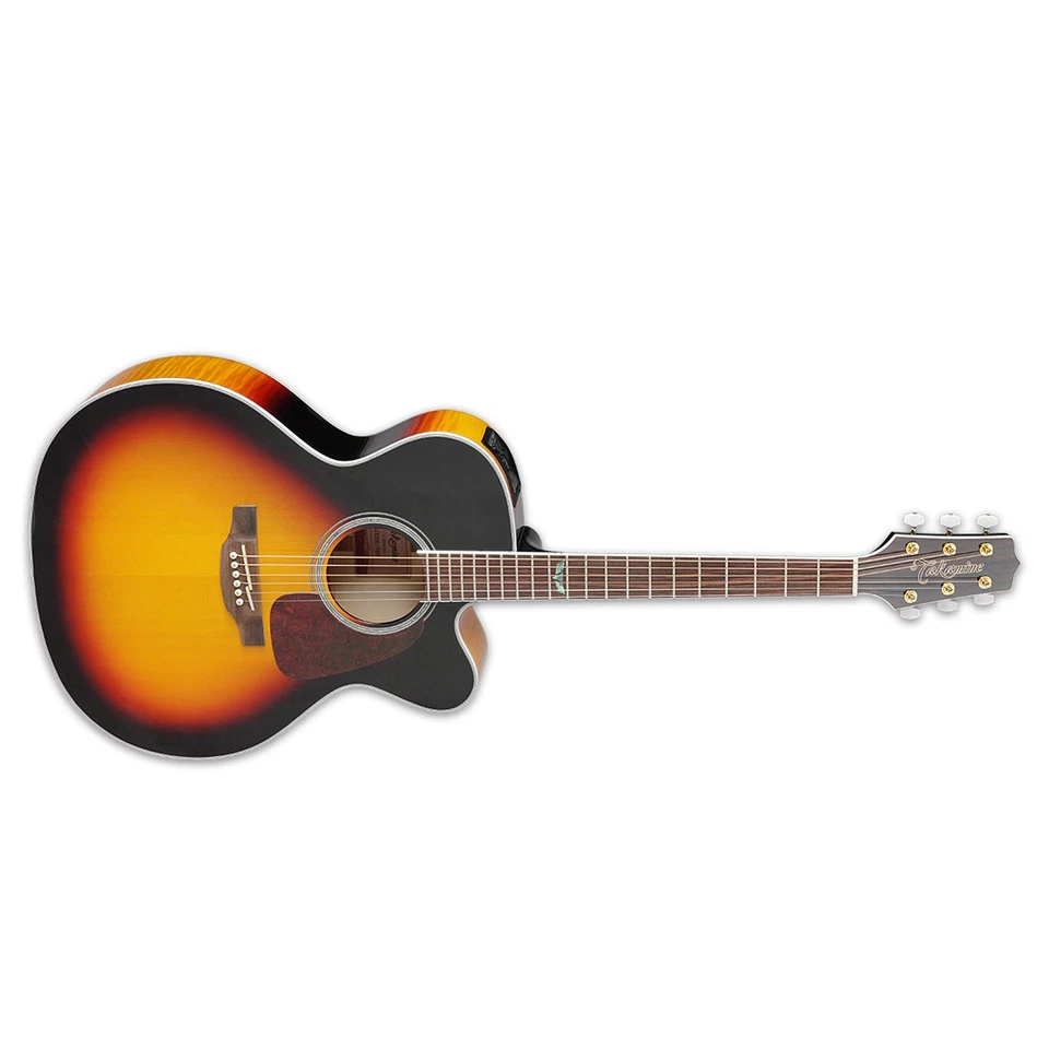 Guitarra Eléctrica Acústica Takamine GJ72CE-BSB Jumbo Cutaway, Marrón Brillante Sunburst Foto 2 de 4
