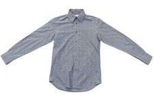 Versace Collection Dress Shirt Size 38 Black & White Long Sleeve Button Up DESCR