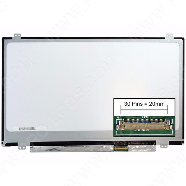Dalle écran LCD antireflet Innolux N140FGE-E32 REV.C1 14.0 résolution HD+ 1600x900