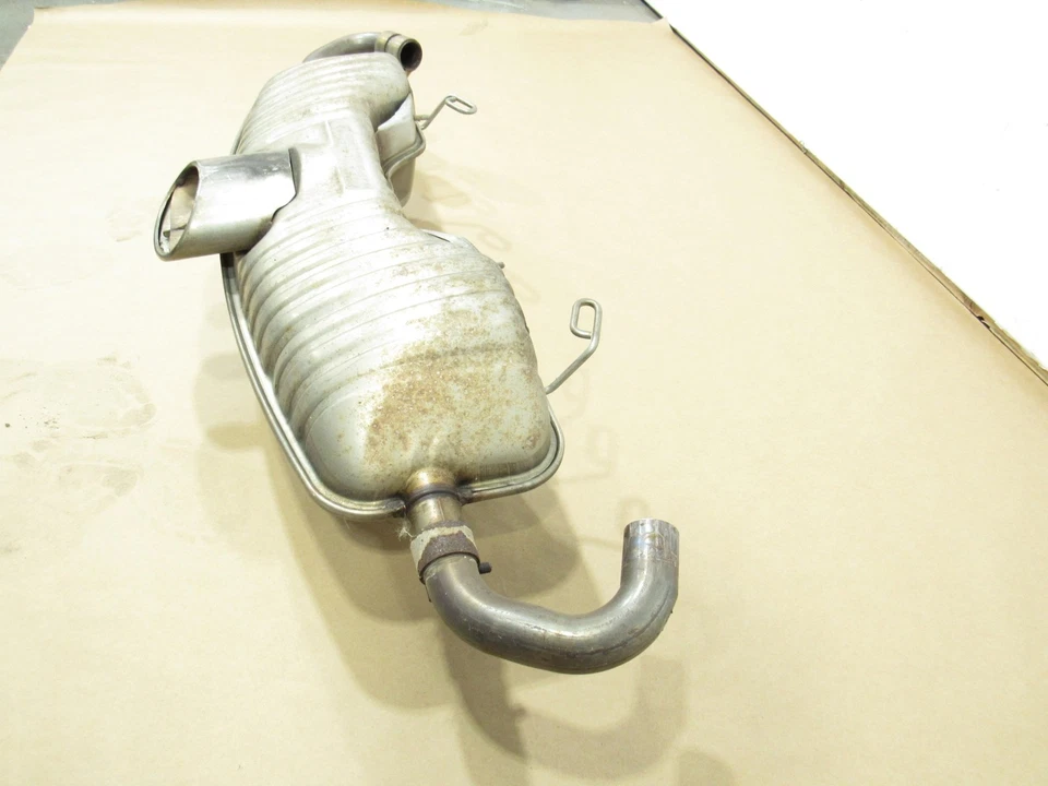 Silenciador de escape trasero 99-04 Porsche Boxster 2001 2,7 L tracción trasera con tubo; @2 Foto 2 de 4