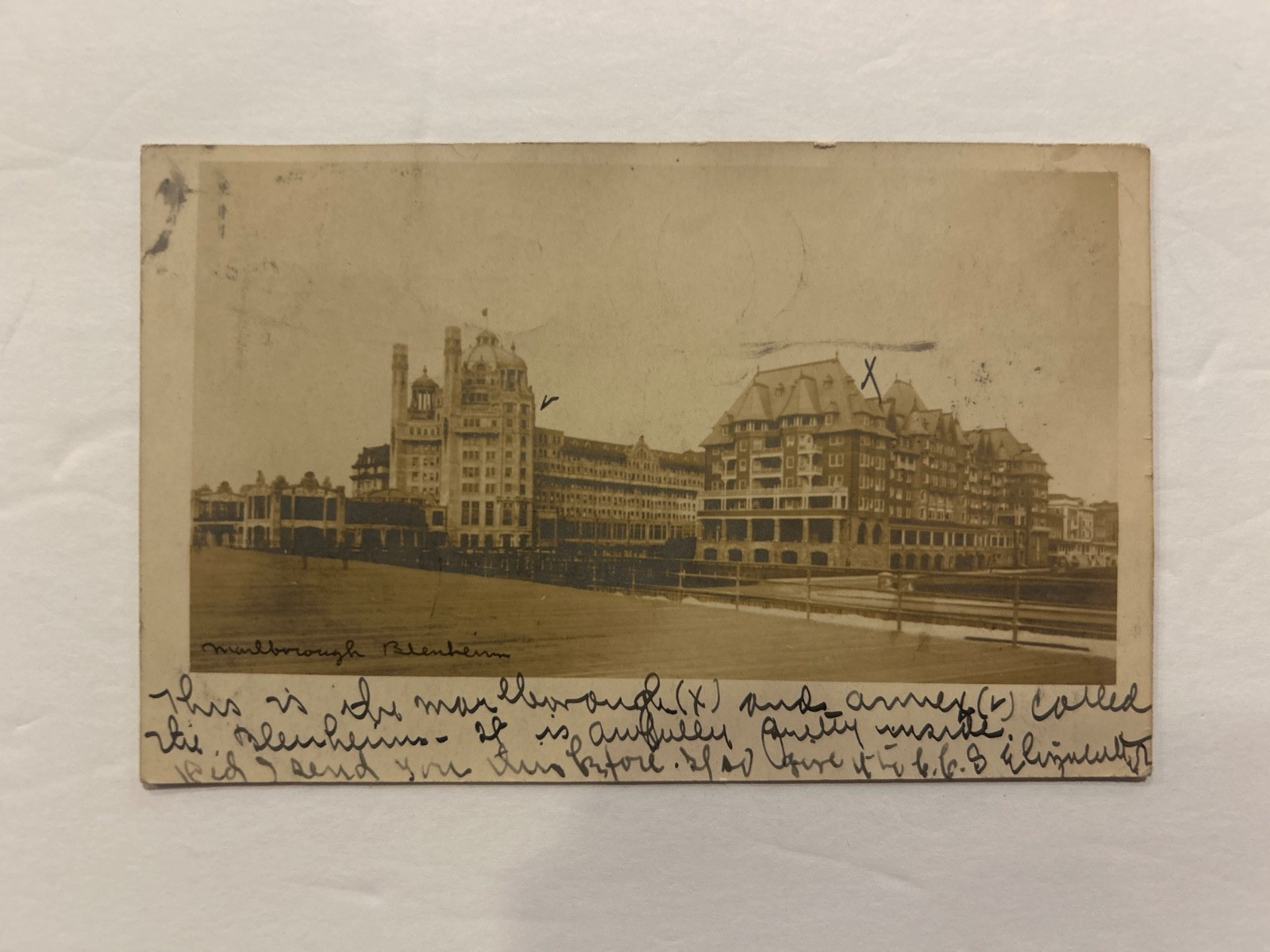 RPPC Atlantic City New Jersey Boardwalk Real Photo Postcard