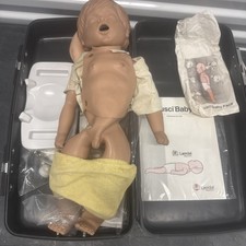 Laerdal Resusci CPR EMT Baby Infant Nurse Training Manikin w Case Accessories