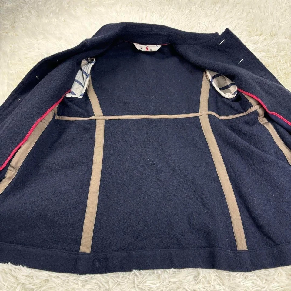 Medio abrigo 45rpm 45r, 100 % lana, azul marino, talla 3, para hombre Foto 2 de 4