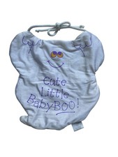 Vintage Hallmark Baby Boo Halloween Bib 1989 Ghost