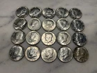 20 Kennedy 1968 D Half Dollars 40% Silver Very Good Condition # 16