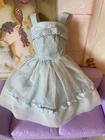 Vintage Barbie Movie Date #933 Blue & White Stripe Dress 1962 Mattel