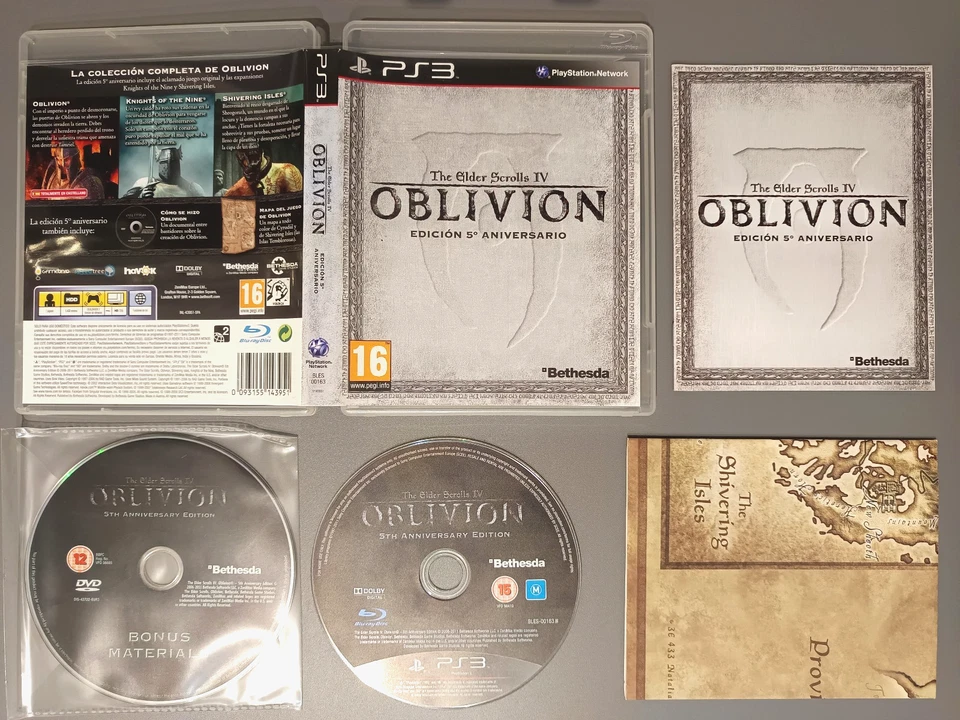 Oblivion (5º Aniversario, 1ª Edición) | PS3 PAL España ES Completo | TES IV 4, foto 1 de 5