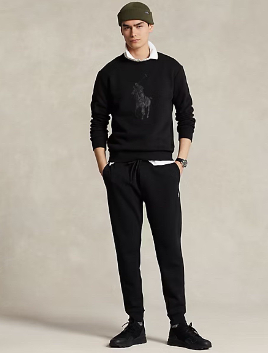 Polo Ralph Lauren Uomo Felpa Pelle Pony Pile Taglia M